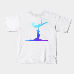 A women’s pair doing frontbird Kids T-Shirt